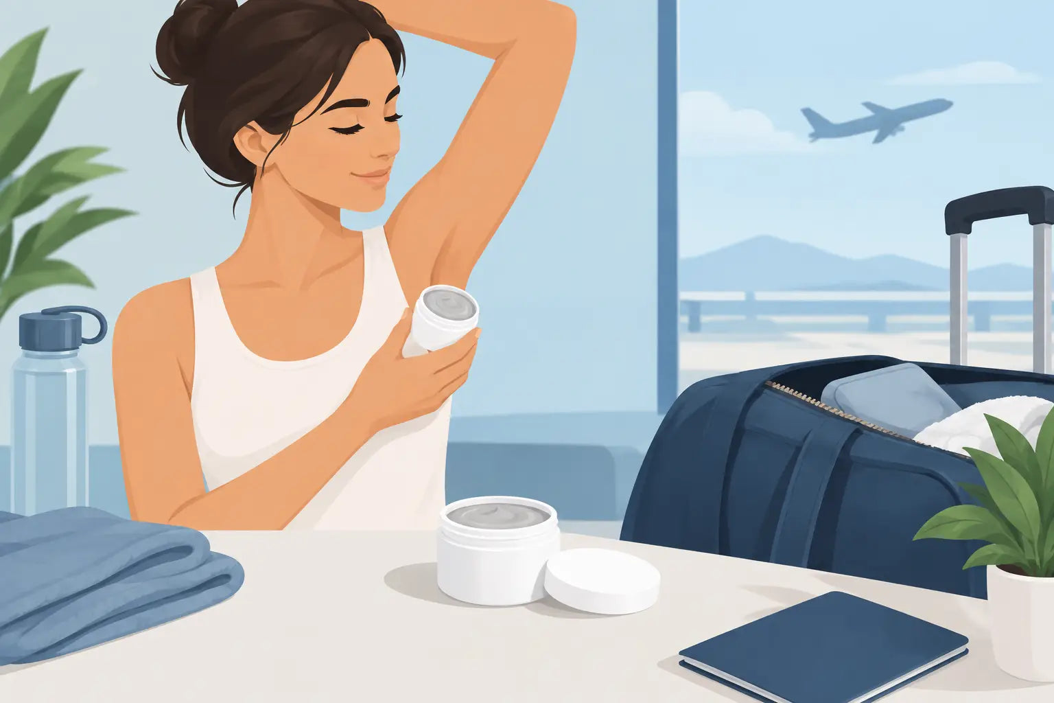 A Travel Deodorant Routine Example That Works