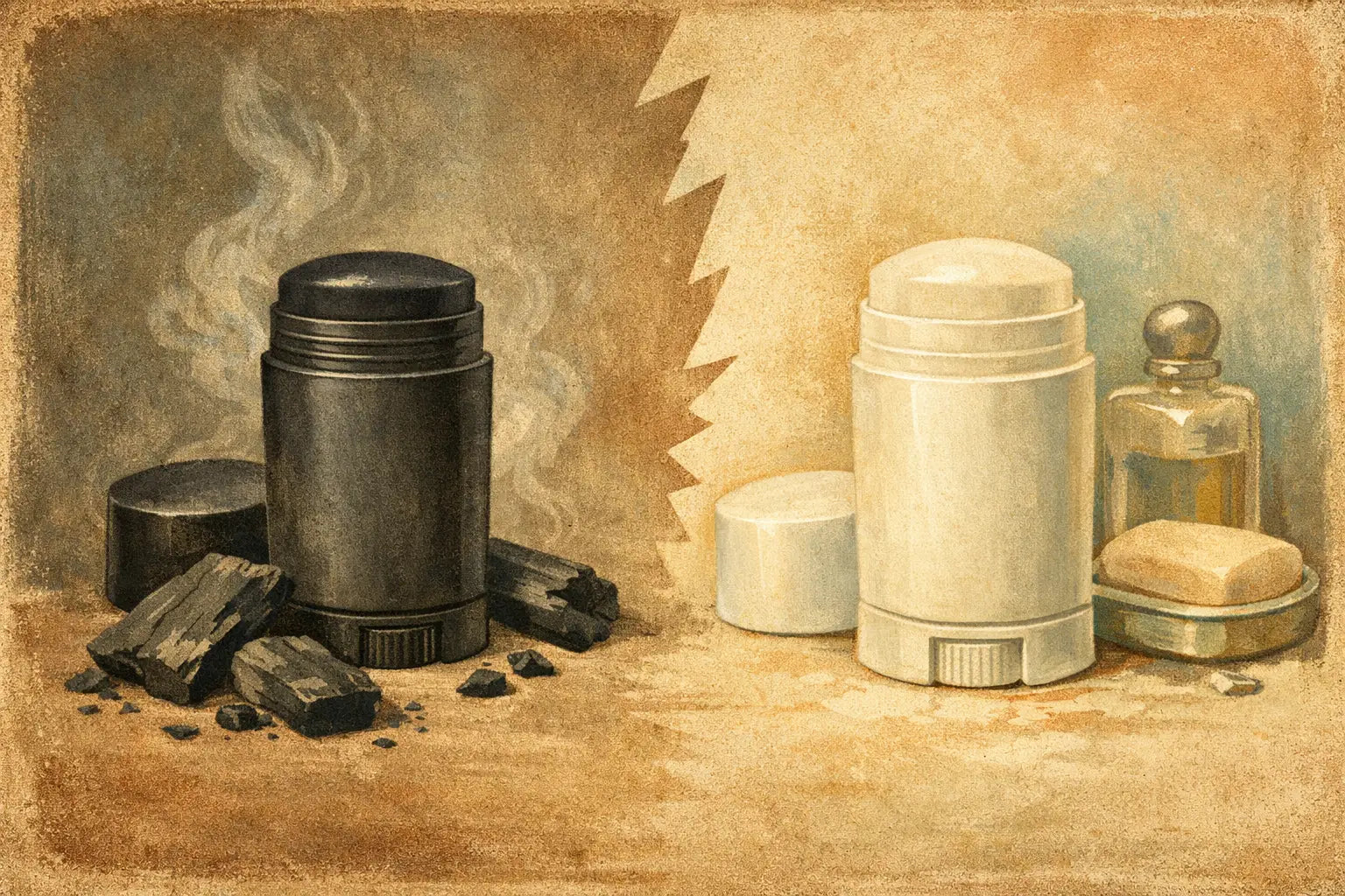Charcoal Deodorant vs Regular Deodorant