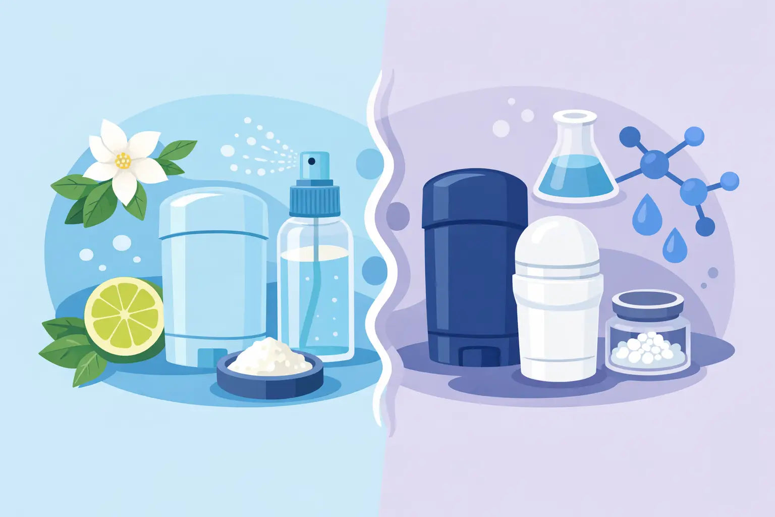 Deodorant vs Antiperspirant Ingredients Explained