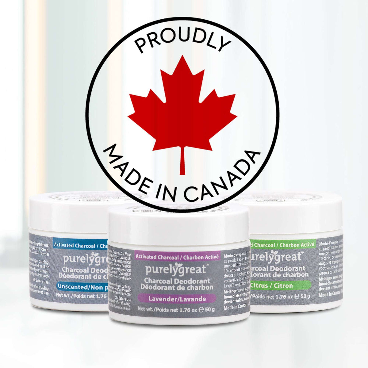 Unscented Charcoal Deodorant