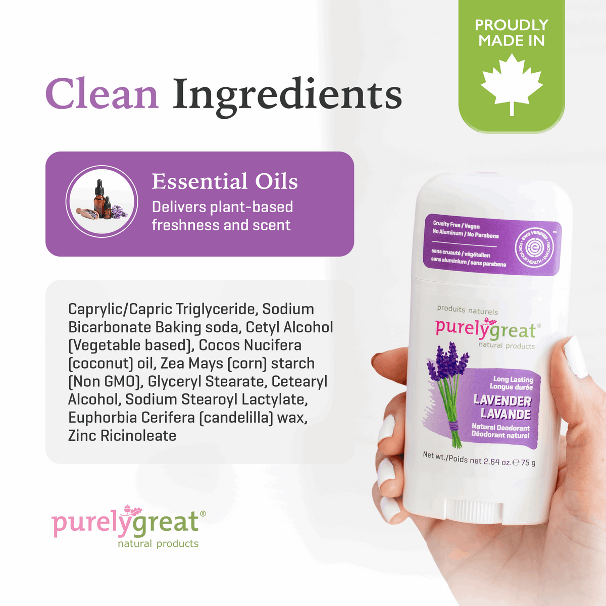Lavender Stick Deodorant
