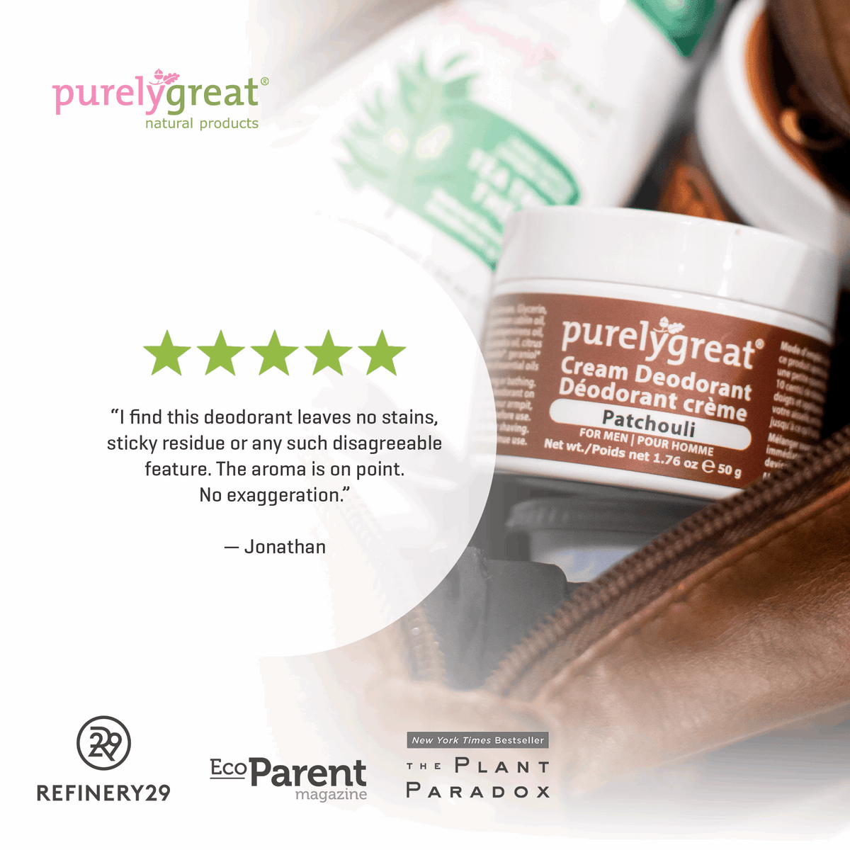 Patchouli Cream Deodorant