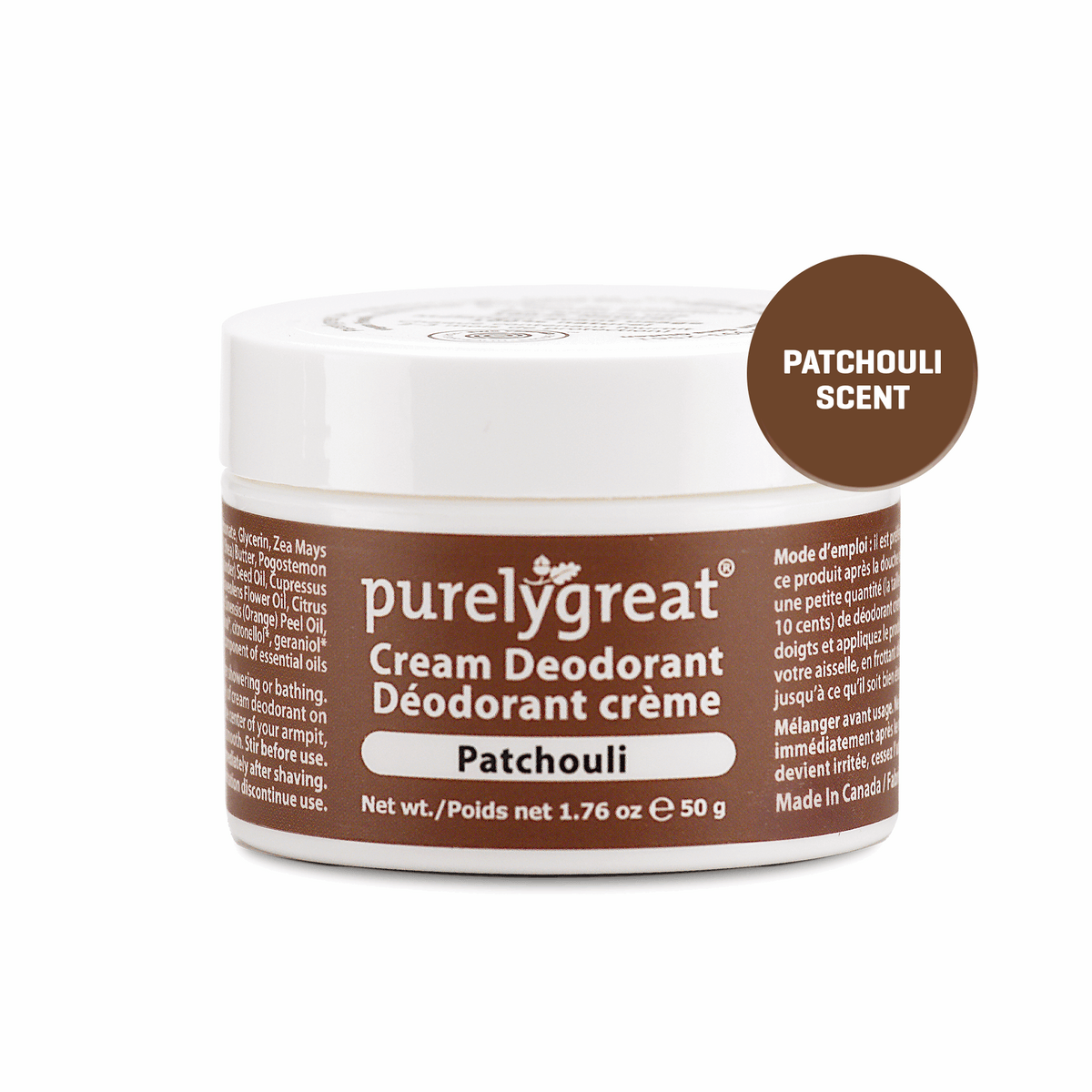 Patchouli Cream Deodorant