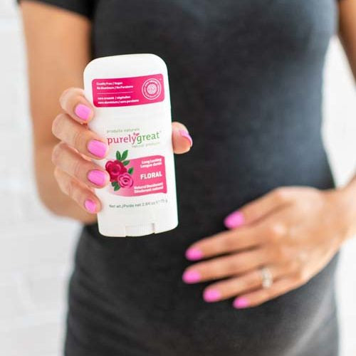 Floral Stick Deodorant - Purelygreat Natural Deodorant